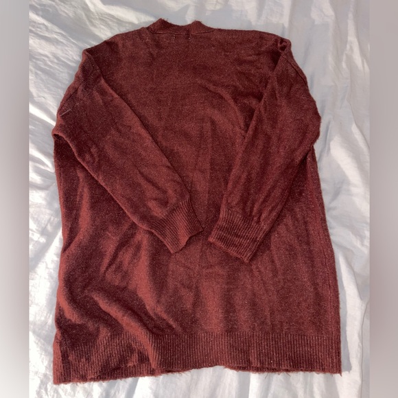 Soft maroon cardigan! - Picture 3 of 4